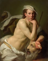 Autoportrait en David avec la tête de Goliath